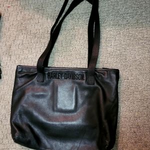 LEATHER HARLEY DAVIDSON PURSE